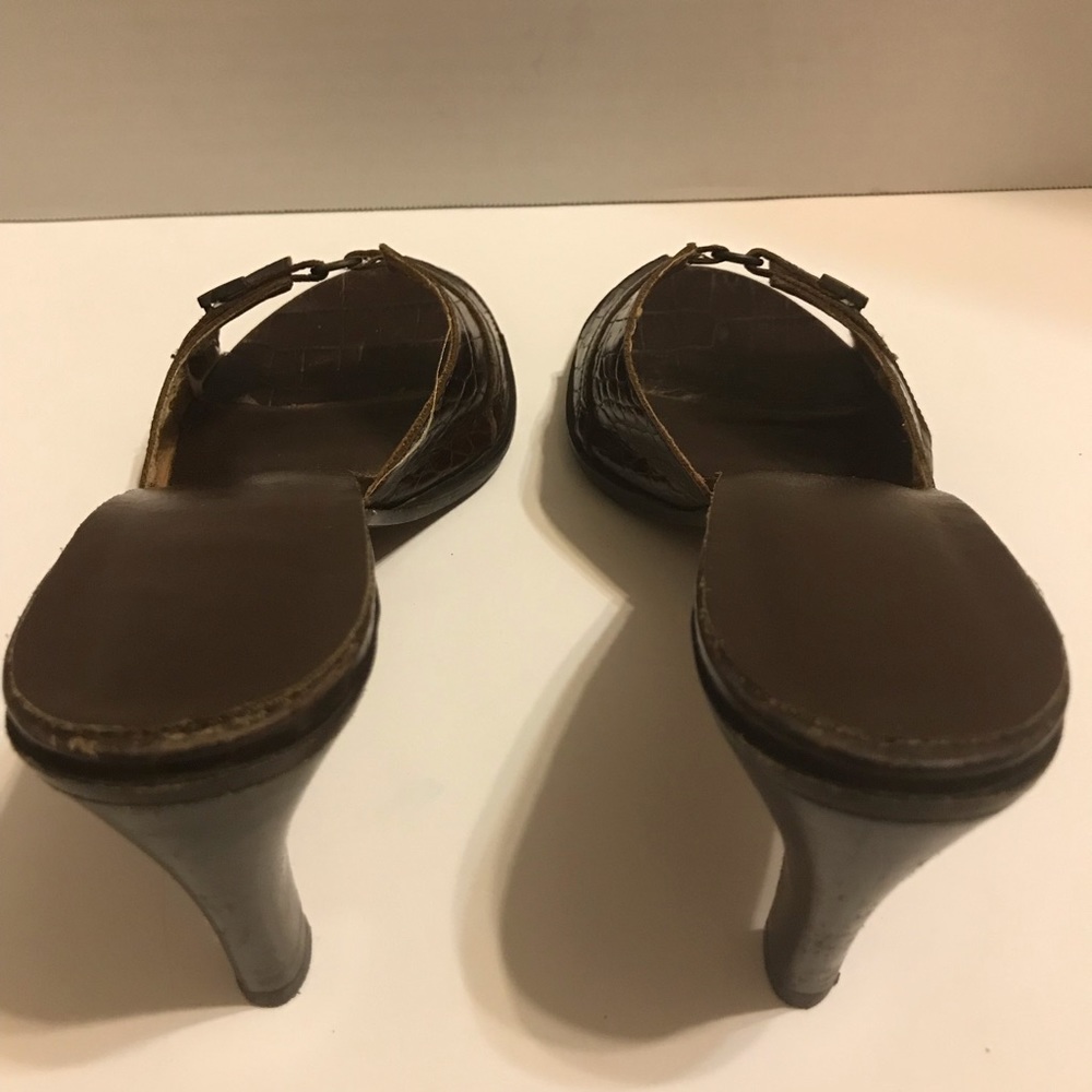 Ralph Lauren Brown Myriam Shoe Sandal Size 8.5 B - Picture 2 of 7